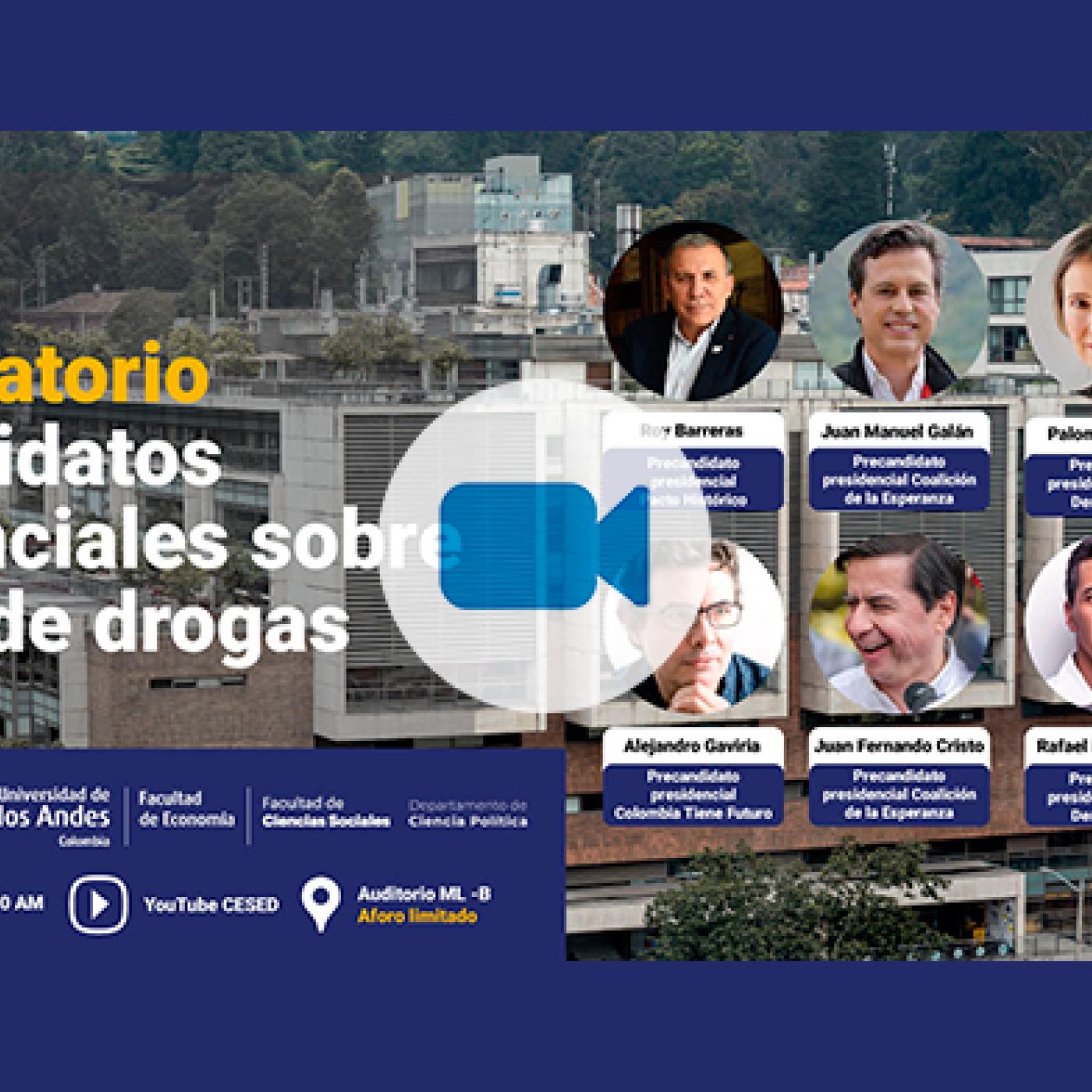 Conversatorio Precandidatos Presidenciales sobre Política de Drogas