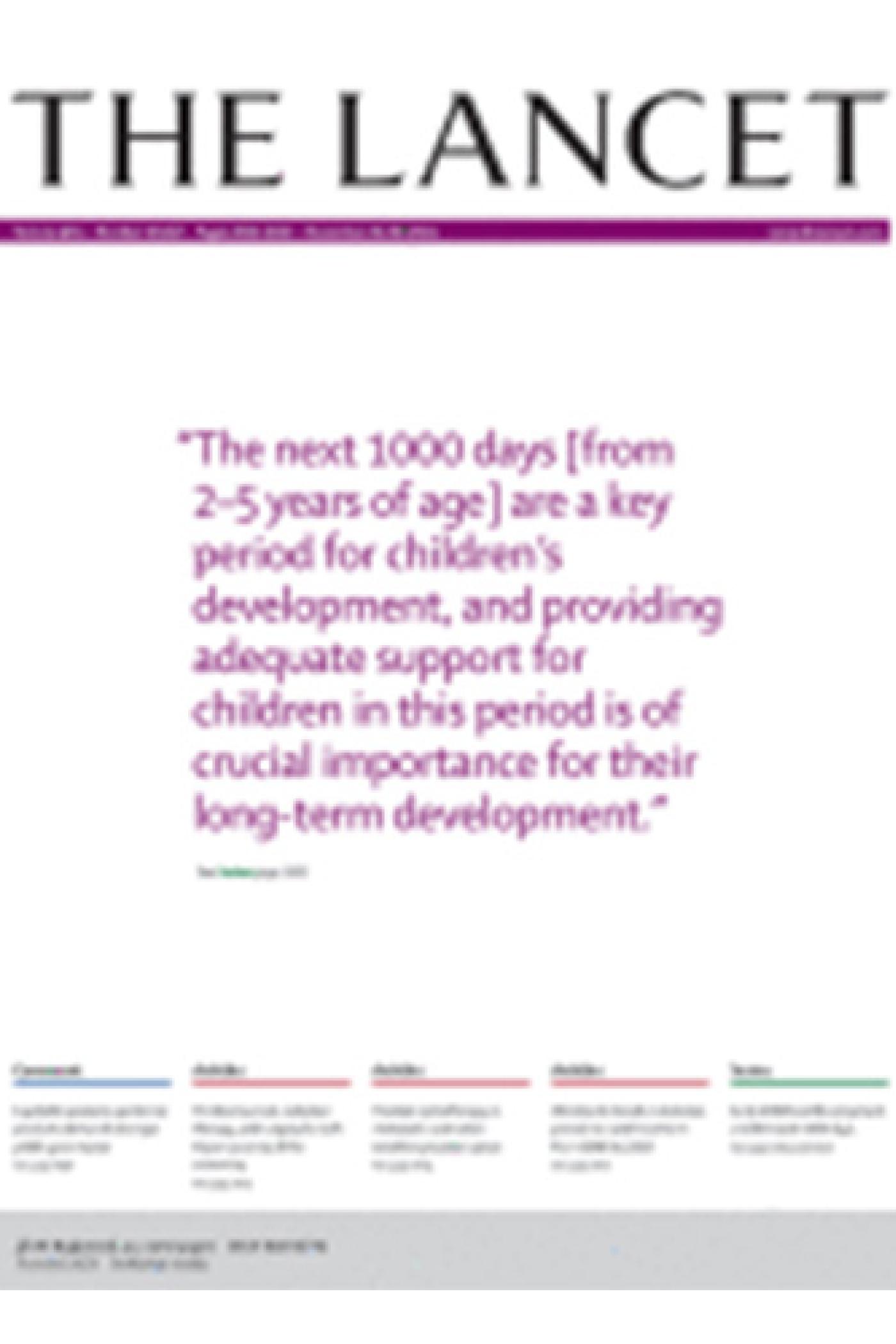 The cost of not investing in the next 1000 days: implications for policy and practice