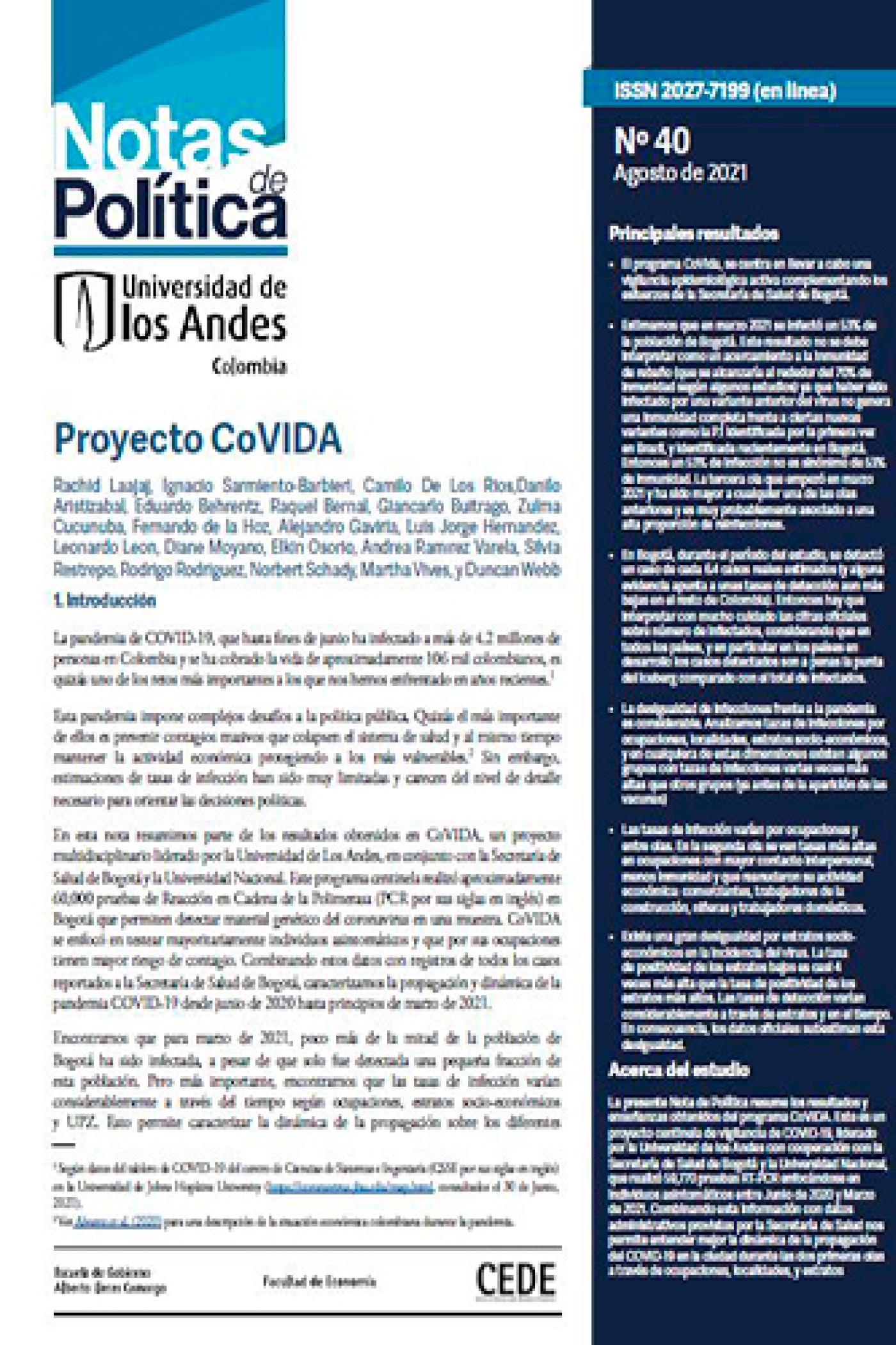Notas de Política No. 40