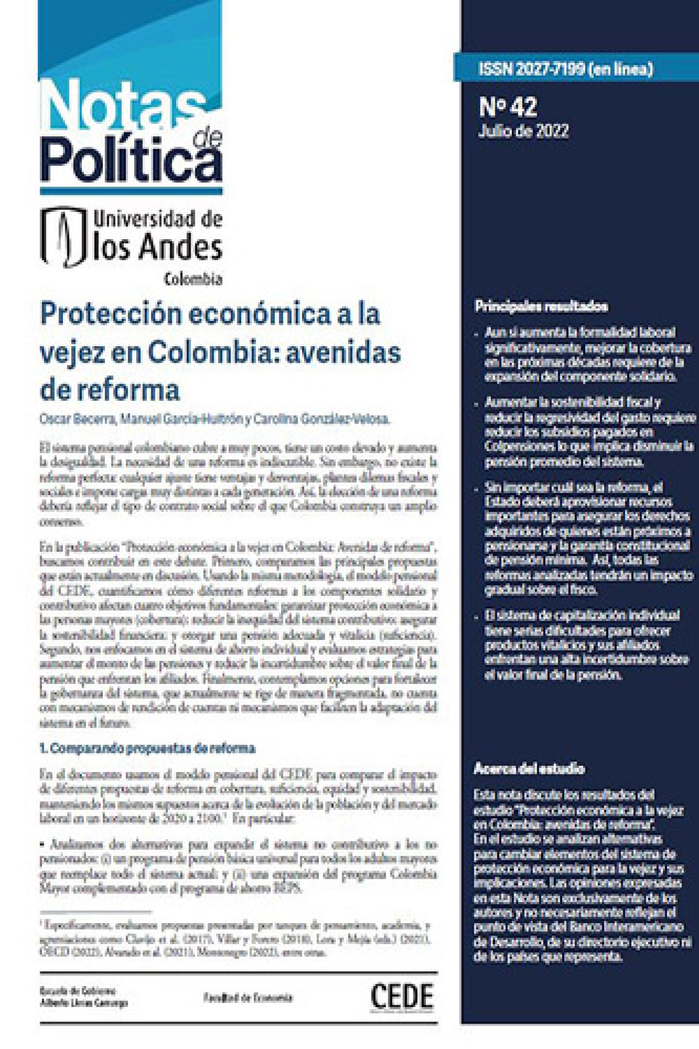 Notas de Política No. 42