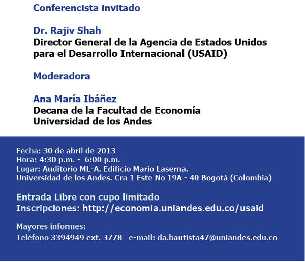 Conferencia director USAID