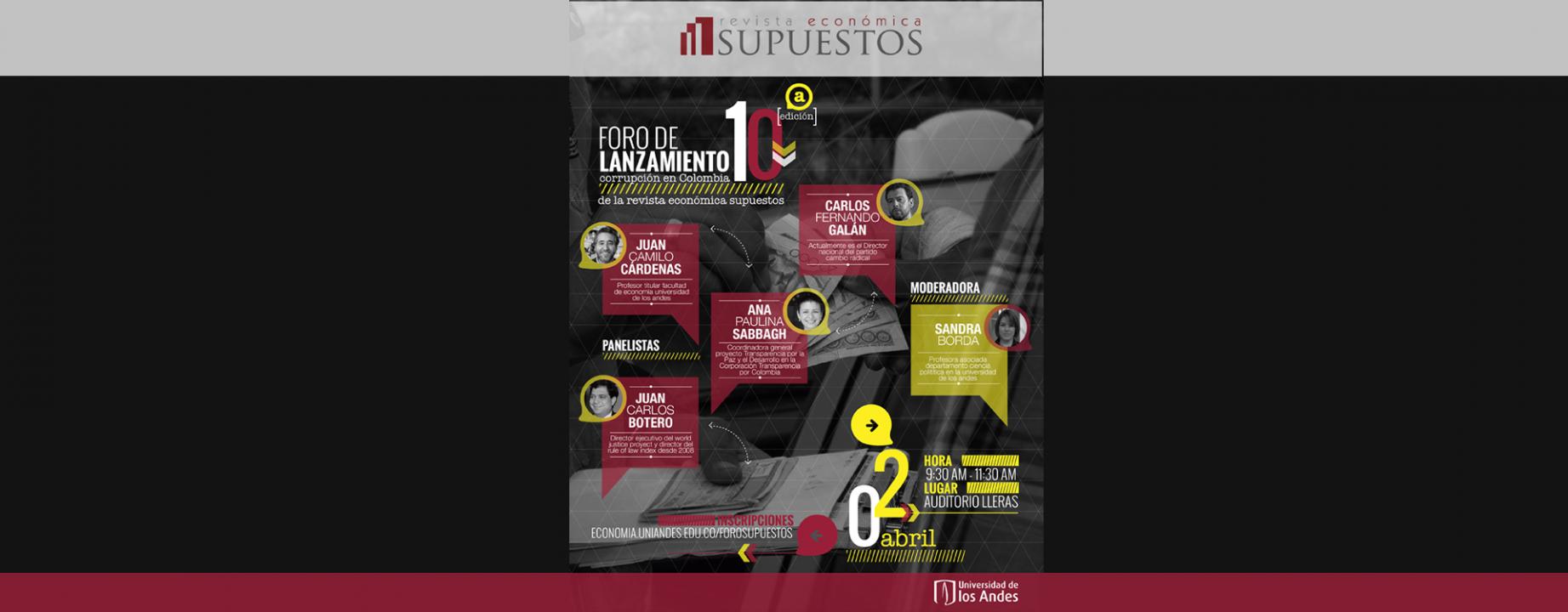lanzamiento, corrupción en Colombia, revista económica