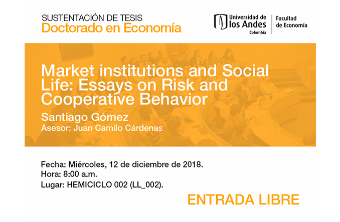 Sutentación, tesis, Uniandes