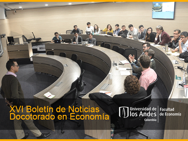 Boletón doctorado, facultad de economía, universidad de los Andes