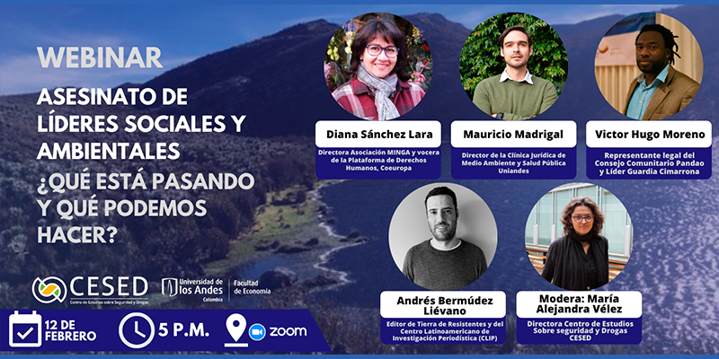 Imagen Webinar | Asesinato de líderes sociales y ambientales
