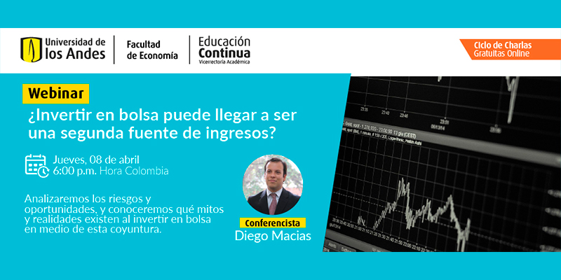 Imagen Webinar | ¿Invertir en bolsa puede llegar a ser una segunda fuente de ingresos?