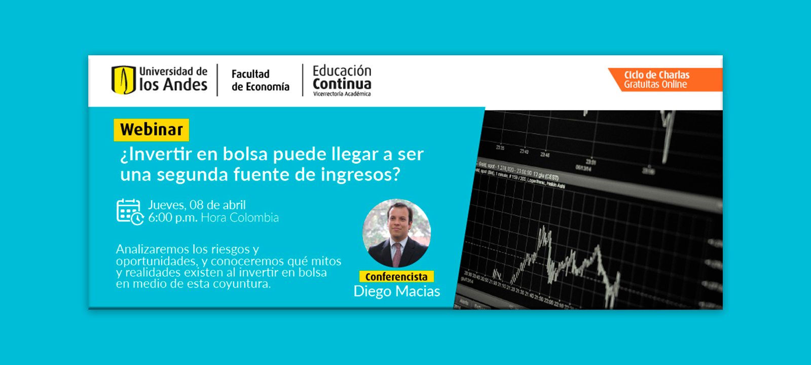 Webinar | ¿Invertir en bolsa puede llegar a ser una segunda fuente de ingresos?