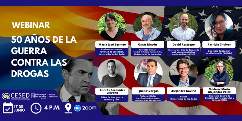 Imagen Webinar | 50 años de la guerra contra las drogas