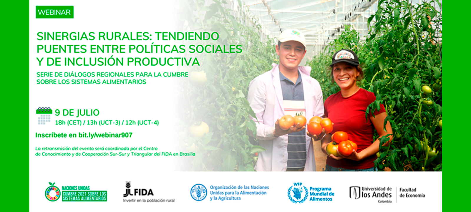 Webinar | Sinergias rurales: Tendiendo puentes entre políticas sociales y de inclusión productiva