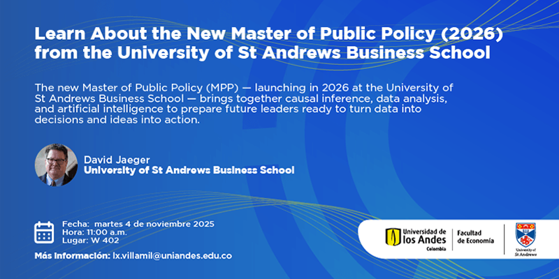 Imagen Learn About the New Master of Public Policy (2026) from the University of St Andrews Business School