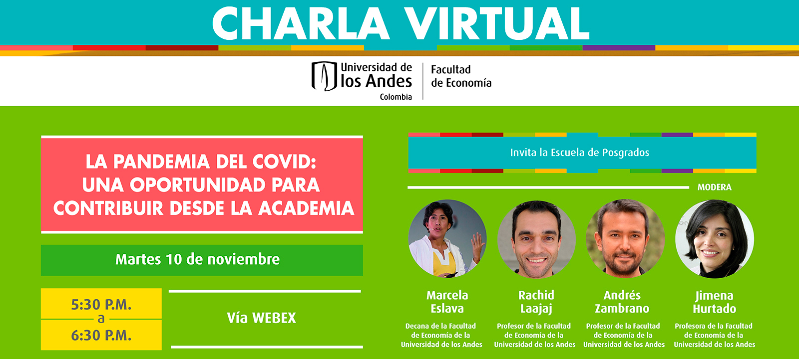 Charla virtual - La pandemia del Covid