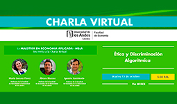Imagen Charla virtual - Ética y Discriminación Algorítmica