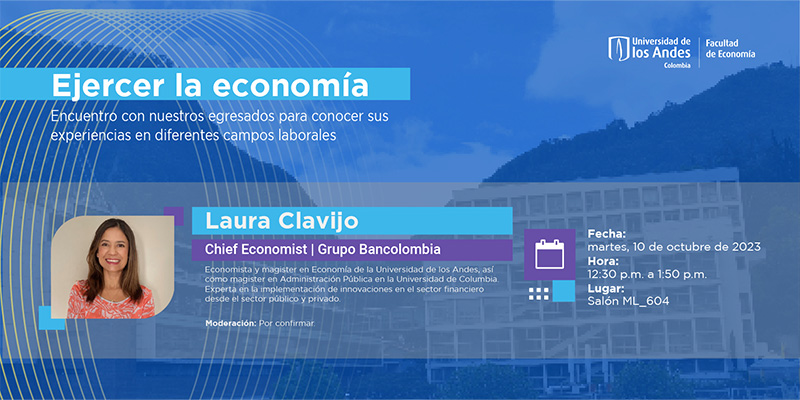 Imagen Ejercer la Economía | Invitada Laura Clavijo