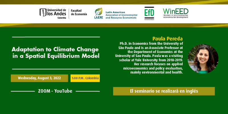 Adaptation to Climate Change in a Spatial Equilibrium Model | LAERE-EfD Seminar