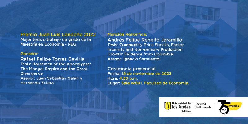 Imagen Premio Juan Luis Londoño 2022