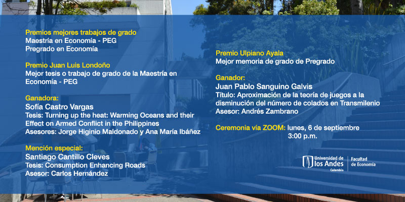 Imagen Premios mejores trabajos de grado