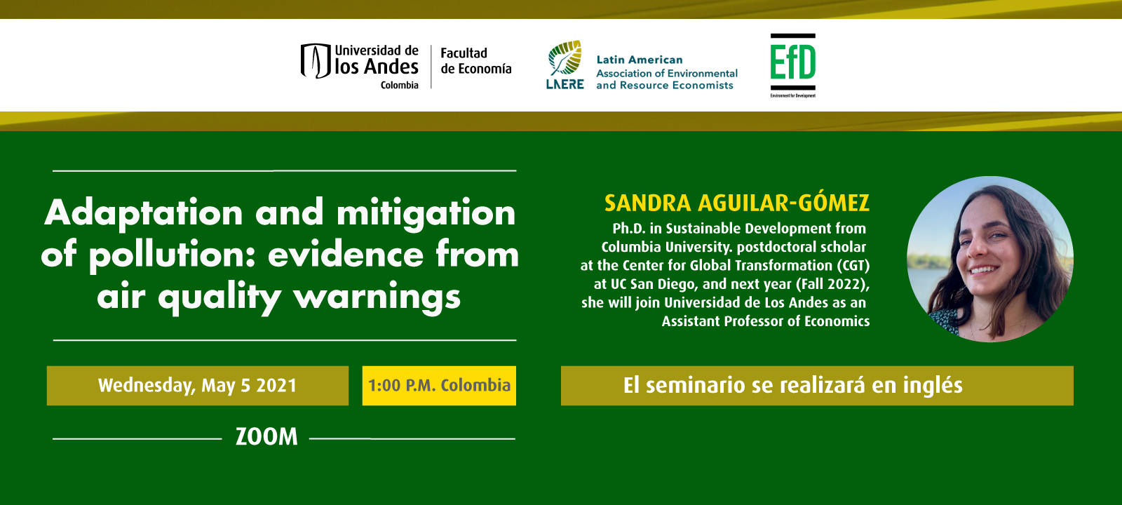 Seminario LAERE EfD | Adaptation and mitigation of pollution: evidence from air quality warnings