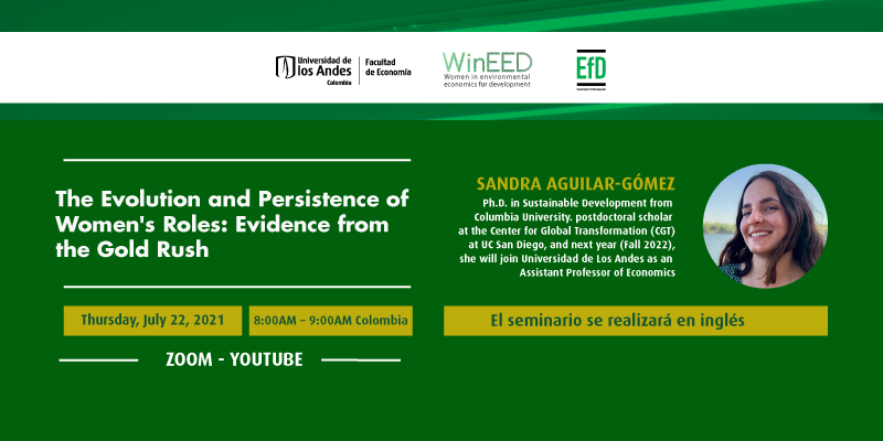 Imagen WinEED- EfD Seminar | The Evolution and Persistence of Women's Roles: Evidence from the Gold Rush