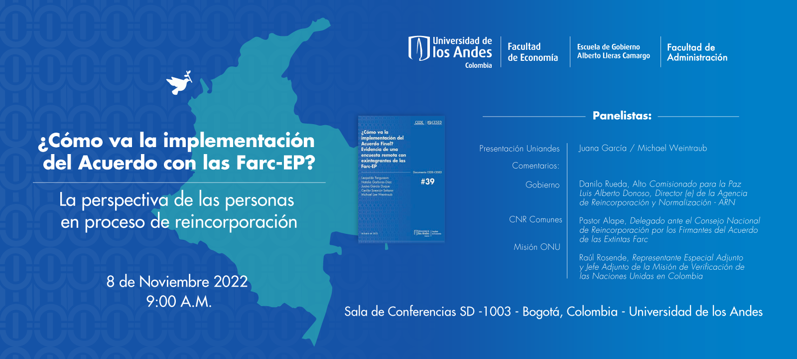¿Cómo va la implementación del Acuerdo con las Farc-EP? La perspectiva de las personas en proceso de reincorporación