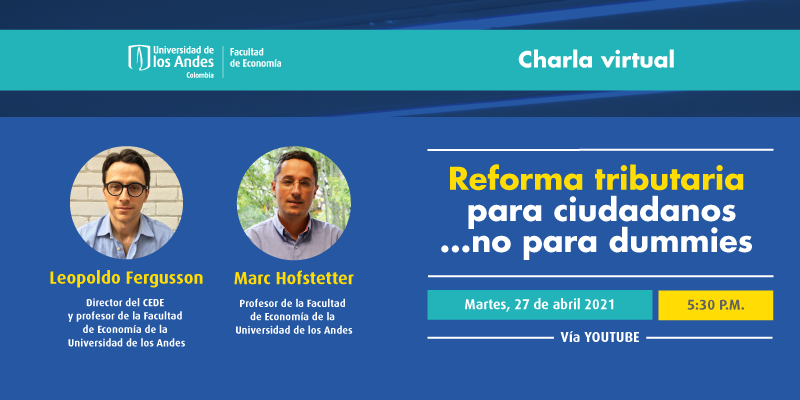 Imagen Charla virtual "Reforma tributaria para ciudadanos...no para dummies"