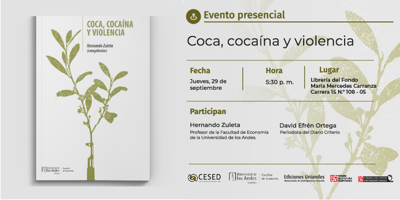 Imagen Presentación del libro: Coca, Cocaína y Violencia