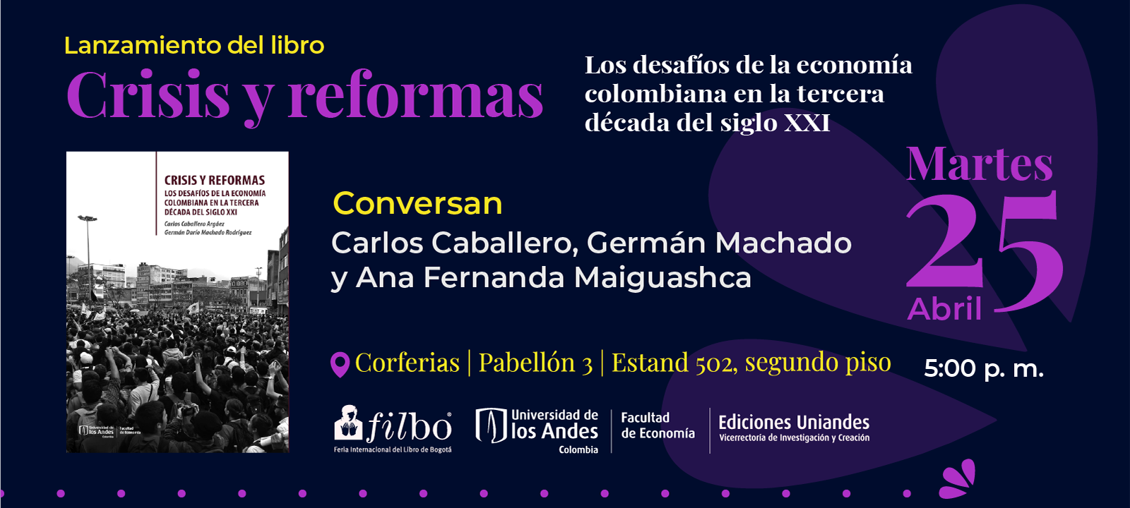 Lanzamiento del libro ´Crisis y reformas: los desafíos de la economía colombiana en la tercera década del siglo XXI`
