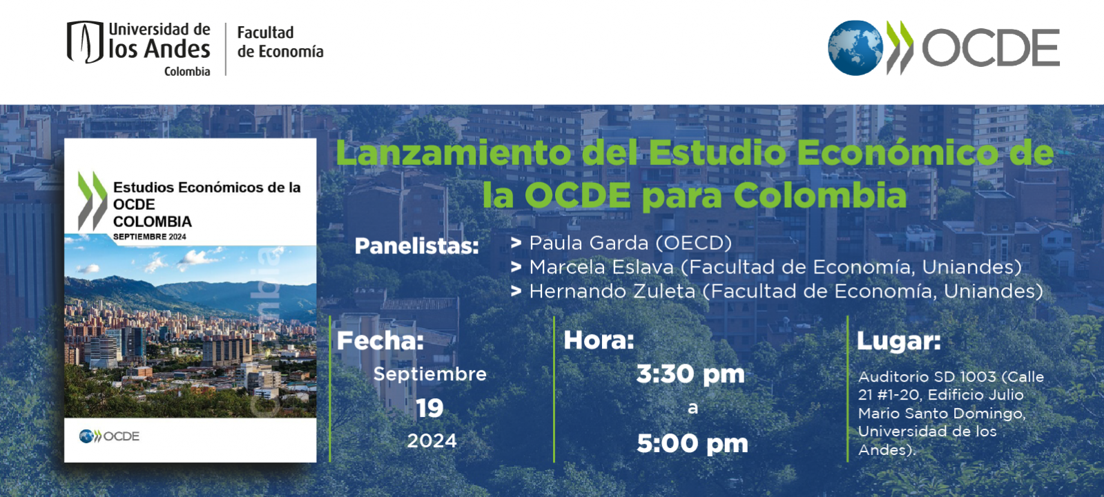 Lanzamiento del "Estudio Económico de la OCDE para Colombia"