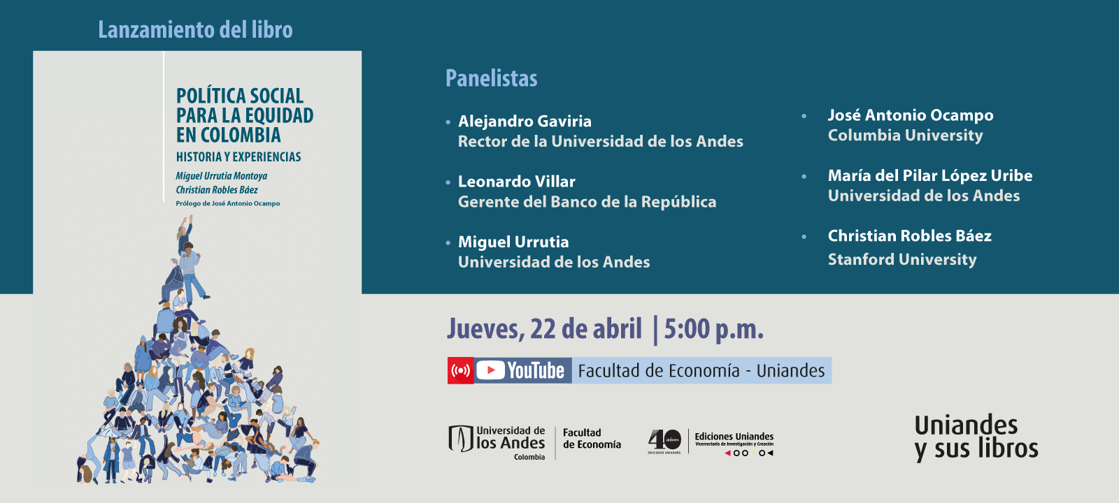 Lanzamiento del libro "Política social para la equidad en Colombia"