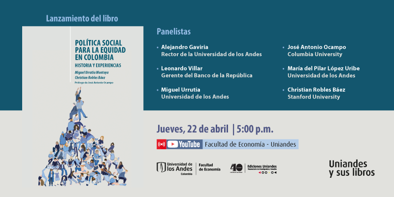 Imagen Lanzamiento del libro "Política social para la equidad en Colombia"