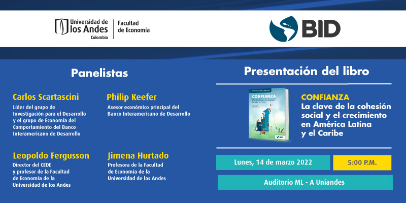 Imagen Presentación del libro | CONFIANZA: La clave de la cohesión social y el crecimiento en América Latina y el Caribe
