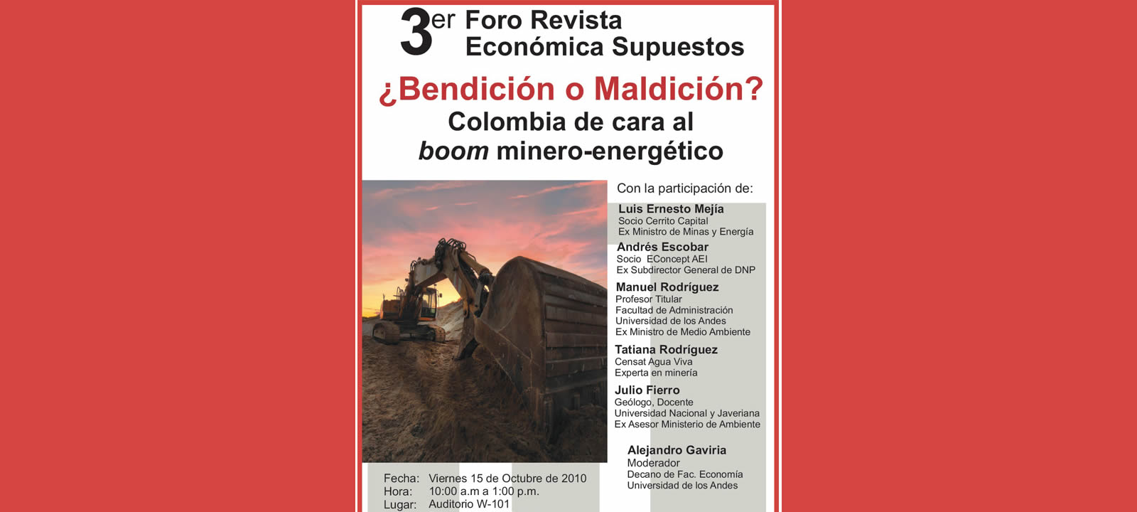 III Foro Revista Económica Supuestos