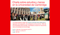 Imagen Charla Universidad de Cambridge