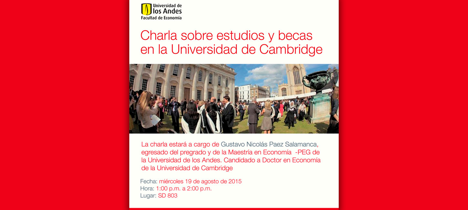 Charla Universidad de Cambridge