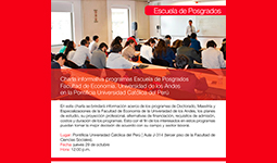 Imagen Charla informativa posgrados