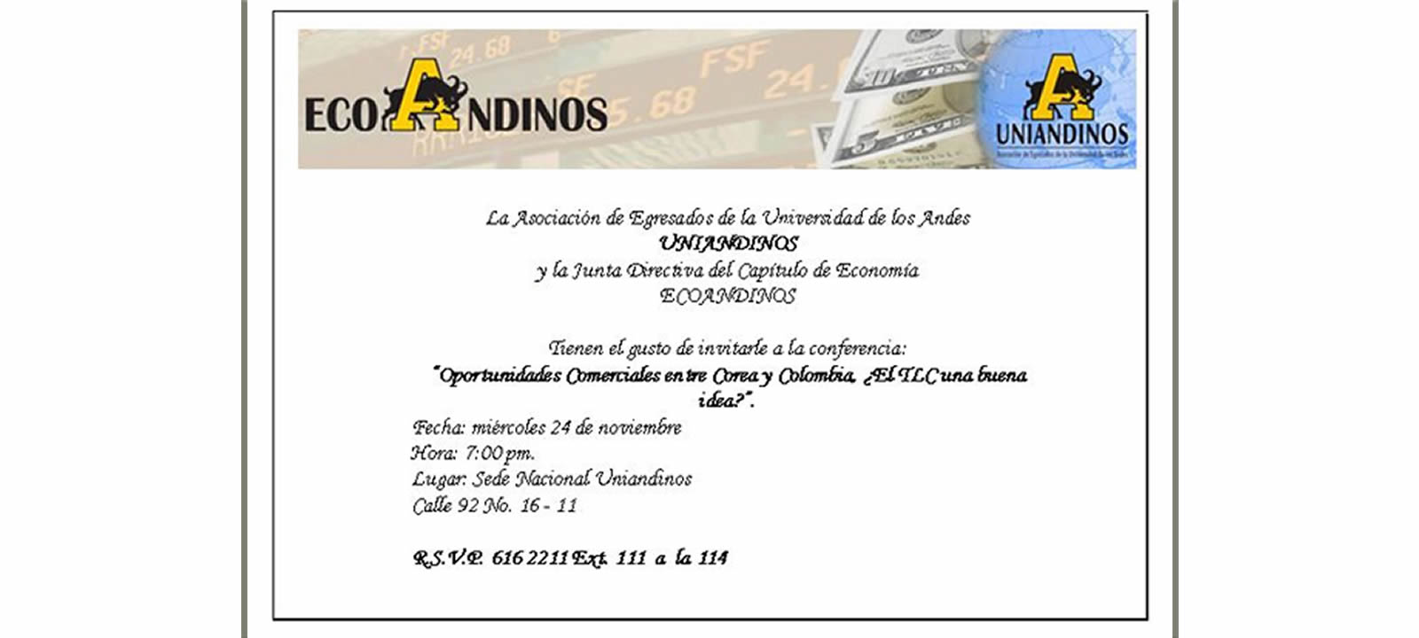 Uniandinos y Ecoandinos