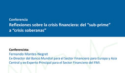 Imagen Conferencia crisis financiera