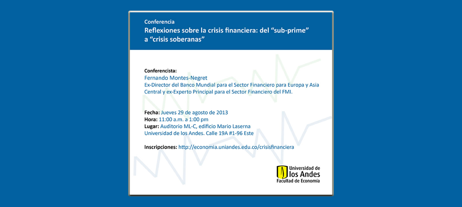 Conferencia crisis financiera