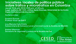 Imagen Iniciativas locales de política pública sobre tráfico y microtráfico en Colombia