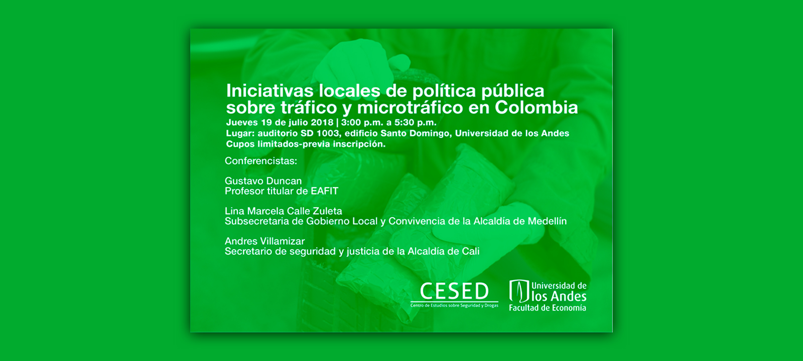 Iniciativas locales de política pública sobre tráfico y microtráfico en Colombia