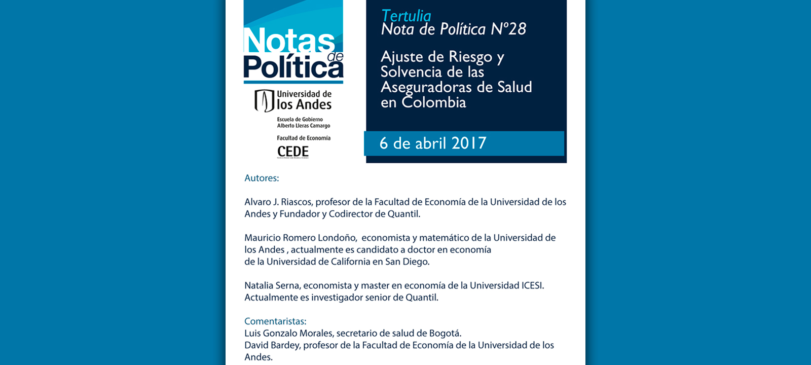 Tertulia Nota de Política 28