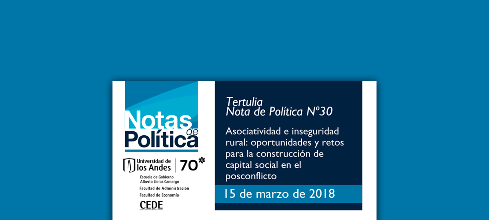 Tertulia Nota de Política 30