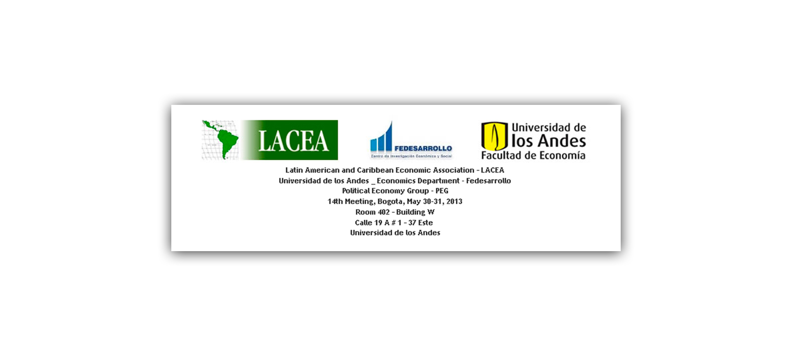 LACEA-PEG 2013