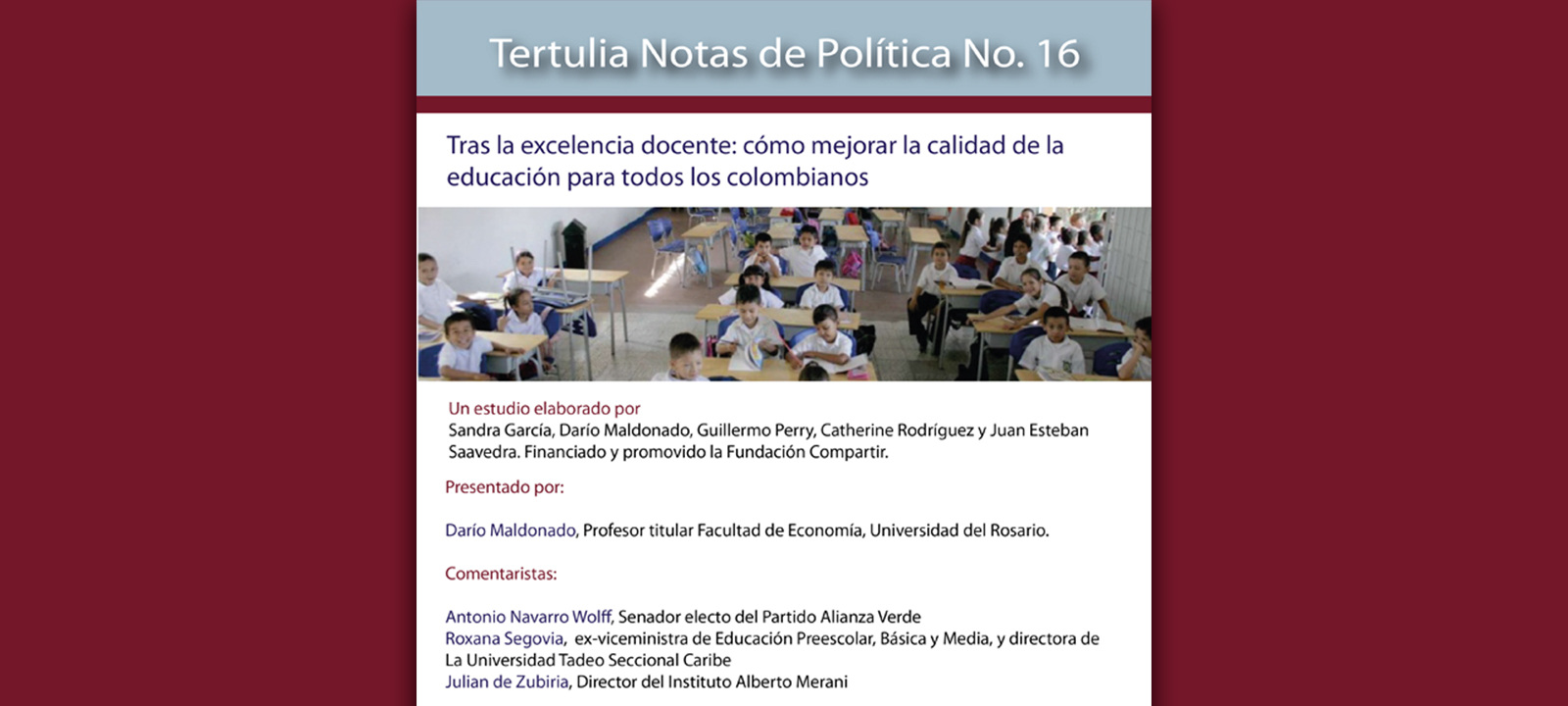Tertulia Notas de Política 16