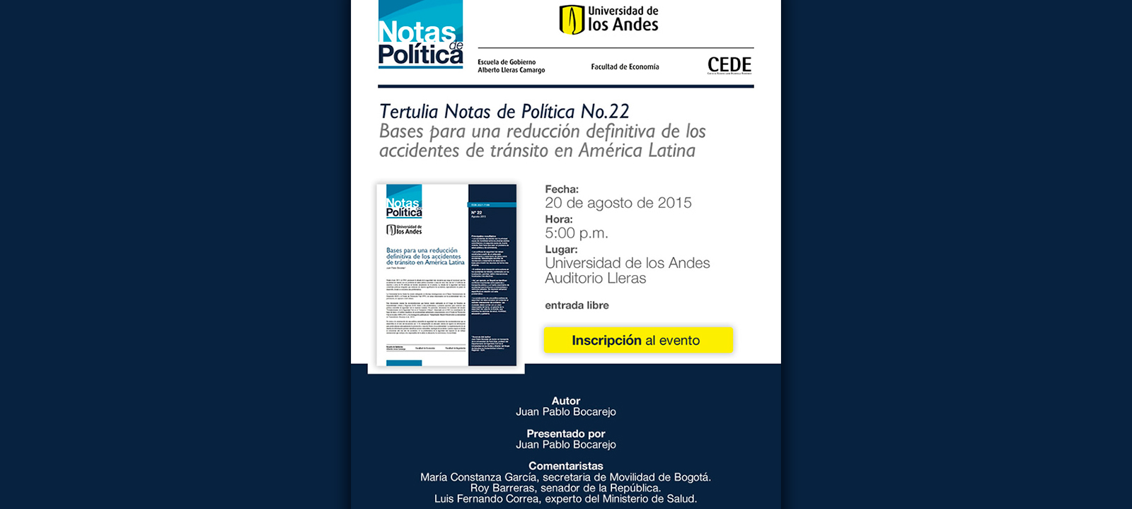 Tertulia Notas de Política 22