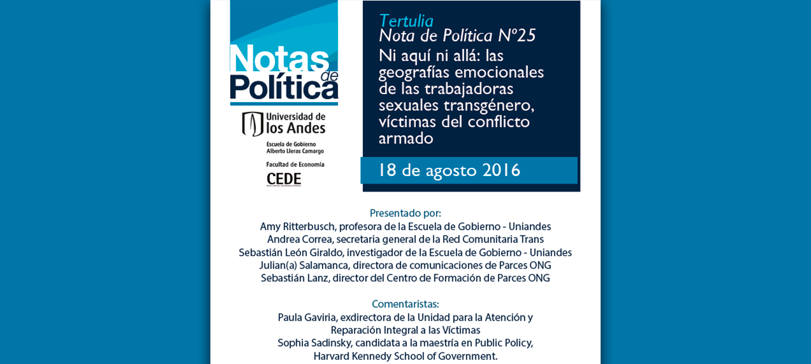 Tertulia Nota de Política 25