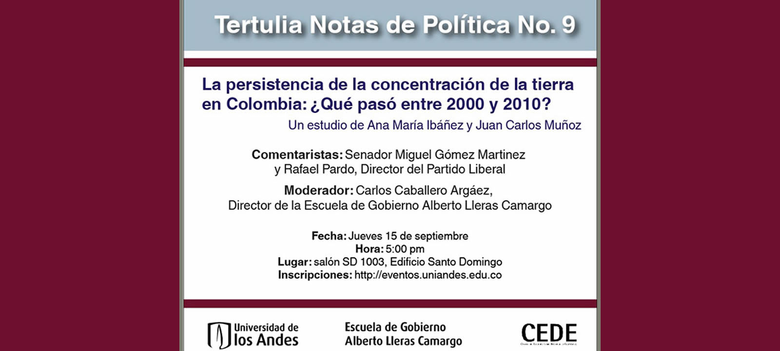 Tertulia Notas de Política 9