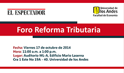 Imagen Foro reforma tributaria