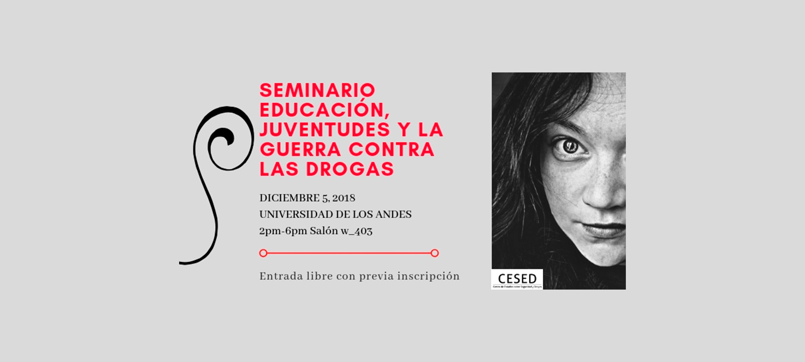Seminario educación, juventudes y la guerra contra las drogas