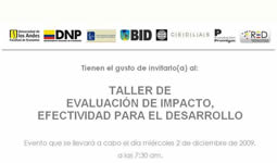 Imagen Taller de evaluación de impacto