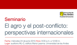 Imagen Seminario el agro y el post-conflicto